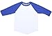 Unisex Kids Raglan 3/4 Sleeve Baseball T Shirt Top