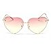 My.Monkey 2016 New Retro Fashion Womens Heart-shaped Wayfarer Sunglasses(C7)