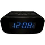 Advance Time Technology 0.9-Inch Electric LCD Alarm Clock with USB Charger