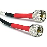 Extreme Consumer Products ECP Cable Experts RG-8X Coax Cable - 6 FT PL259 M/M Connectors - Heavy Duty Indoor/Outdoor Weatherp
