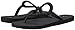 Sanuk Women's W Ibiza Monaco Flip Flop, Blackout, 8 M US