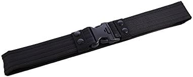 Tactical Duty Belt Canvas Buckle Belt Casual Waistband Meeyoop Quick Release Security Training Tactical Belt Web Belt Strap Heavy Belt for Outdoor Sports Hunting