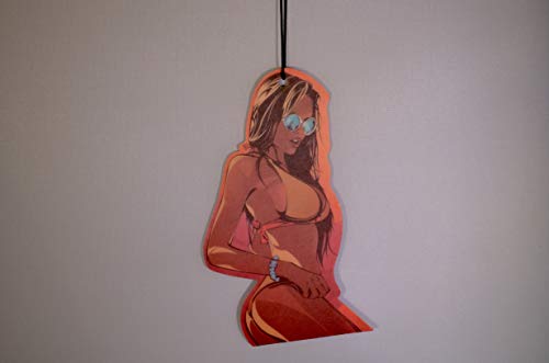 Bikini Babe Hanging Paper air freshener.