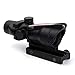 wipboten ACOG Rifle Scope 4x32 True Fiber Red Illuminated Crosshair Riflescope Optical Sights