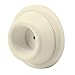 Slide-Co 243351 Self-Adhesive Door Stop Bumper – Protects Walls from Door Handle Damage – 1-7/8 inch Diameter Solid Rubber – Easy to Mount to Wall with Adhesive Back, Off-White (2 Pack)