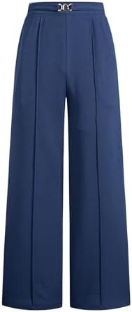 ZESICA Women's Wide Leg Striped Palazzo Pants 2026 High Waist