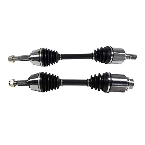 CV Joint Axle Assembly Front Pair Set of 2 CV Axles Fit Nissan Murano S SE Sport AWD 3.5L V6 03-07 Replacement No. NCV53600 NCV53599