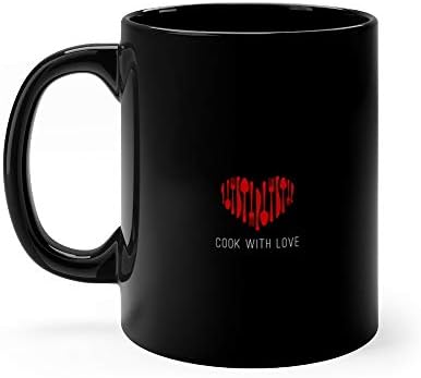 Menu Logo Restaurant Tableware Spoon Knife Heart Shape Cafe Emblem Cookbook Cover Background Mockup Love Covers All Funny Cute Mug Cups Ceramic 11 Oz