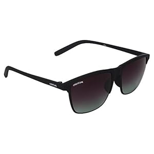 Creature Matt Finish Club master Uv Protected Sunglasses(Doit-006| 53| Frame-Black)