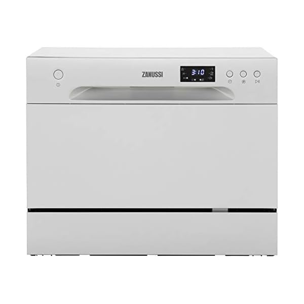 Zanussi ZDM17301SA Freestanding Compact Dishwasher, 5.7 liters, Silver, Noise level: decibels 52