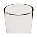 CYS Brand Glass Trumpet Vase, Pilsner Vase H-24