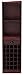 Coaster Home Furnishings Lambert Wine Cherry Traditional Classic Wall Bar Unit, Finished,20