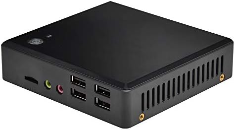 Linux Thin Client,Remote Desktop,Cloud Computing Terminal,RDP 8.1,Remote FX,RK3188 Quad Core 1.6GHz,1G RAM/8G Flash,(Black),[HUNSN TF08],[WiFi/6USB2.0/LAN/VGA/HDMI/MIC/SPK/DCIN/POWERBUTTON/TFCARD]