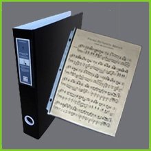 Keepfiling 9 x 12 Music Binder Kit, 1 Binder + 75 Music Sheet Protectors, Archival Safe