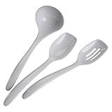 Utensil Set - 3 pc. Set with Spoon, Slotted Spoon & Ladle