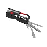 Swiss+Tech ST33350 Carabiner 6-in-1 Key Ring Multi-Function Tool