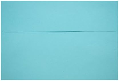 OfficeCode Light Color Wedding Greeting Enclosure Card Business Invitation Announcements Envelopes (9.02" x 6.3")-50 Pack (Blue)