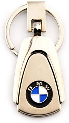 Silver Metal Zinc Alloy Car Key Chain for BMW
