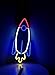 Rocket LED Neon Sign Lights Night Light Kids Room Decor