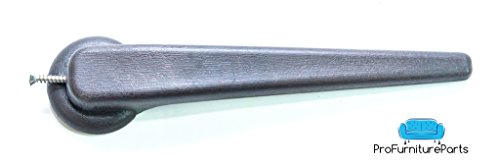 Recliner Handle Lever 5/8 inch Square Mount, Set Screw Include, Dark Brown Finish Offered By ProFurnitureParts