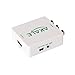 Akale RCA Composite CVBS AV to HDMI Video Audio Converter Adapter Mini Box Support 1080P for TV/PC/PS3/Blue-Ray DVD,White