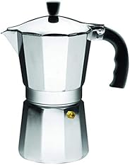 Imusa USA Aluminum Stovetop 6-cup Espresso Maker (B120-43V)