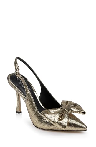 Jewel Badgley Mischka Kourtnay Stiletto Slingback with Large Bow