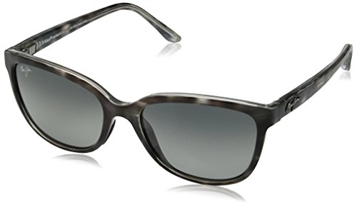 Maui Jim Sunglasses | Pokowai Arch 439-2M | Matte Black Rectangular Frame, Polarized Neutral Grey Lenses, with Patented PolarizedPlus2 Lens Technology