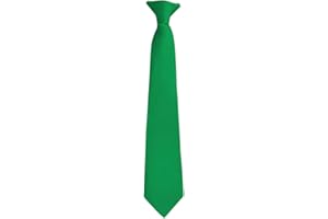 Moda Di Raza Pretied Banded Clip On Ties for Men and Young Men, Made of Woven Microfiber Fabric Tie Clip for Kid and Adult