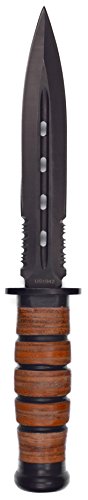 UPC 813768021046, Renegade RT104 6.25&quot; Blade Strike Force Combat Fixed Blade Knife, Black/Brown