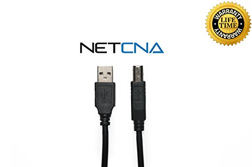 Netcna® 6 Feet USB Cable for HP Deskjet Ink Advantage 2645 All-in-one - 2.0 Printer Cable