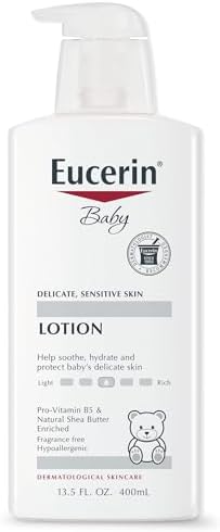 Eucerin Baby Body Lotion Hypoallergenic Fragrance Free, Safe
