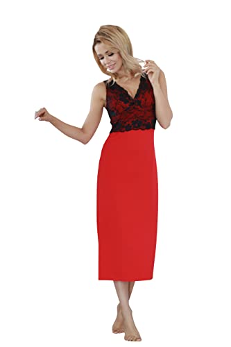 Kalimo Women's Panay Nightgown, Rot, XL