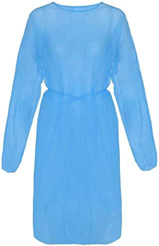 GUIPING Isolation Suit Disposable Protective Clothing Non-woven Gown Fluid