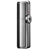 KATZONE - Retro Flint Ignite Triple Torch Windproof Lighter with Cigar Punch Attachment (Gunmeal)
