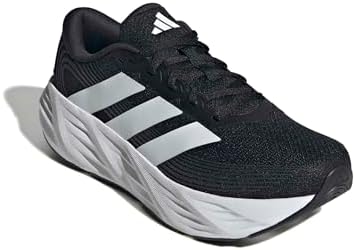 Hombre Galaxy 8 Running Shoes, Core Black/FTWR White/Carbon, 44 2/3 EU