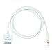 Decrescent Dock Connector to 3.5mm Jack Car Stereo Auxiliary (AUX) Line Out Audio Cable Lead for Apple iPod, iPhone and iPad - 1m