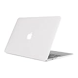 Fintie MacBook Air 13 Inch Case - Fits Previous Generations A1466 / A1369 (Will Not Fit 2018 MacBook Air 13 with Touch ID A1932), Slim Snap On Hard Shell Protective Cover, Frost Clear