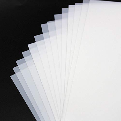 15 Pieces 7 mil Square Blank Stencil Sheets, 30x30cm Templates for Cricut and Silhouette Machines