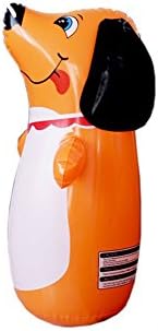 Kids Inflatable Boxer 3D Boxing Punch Bop Bag Kids Chrismas Gift Roly-poly Toy, Dog, 18 inch