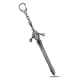 Devil May Cry Keychain 12cm Metal Dante Rebellion Awakening Sword Pendant Key Ring Bag Charm Key Chain llaveros Game Jewelry