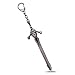 Devil May Cry Keychain 12cm Metal Dante Rebellion Awakening Sword Pendant Key Ring Bag Charm Key Chain llaveros Game Jewelry