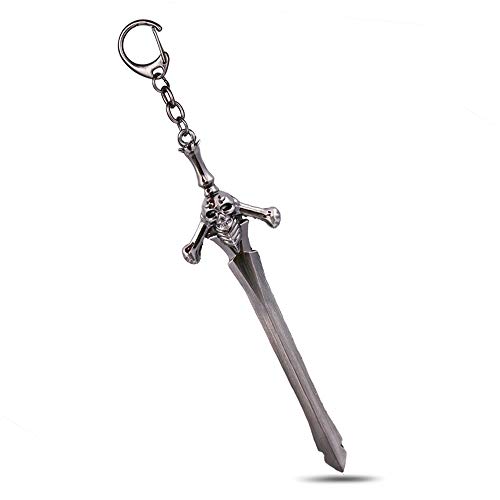 Devil May Cry Keychain 12cm Metal Dante Rebellion Awakening Sword Pendant Key Ring Bag Charm Key Chain llaveros Game Jewelry