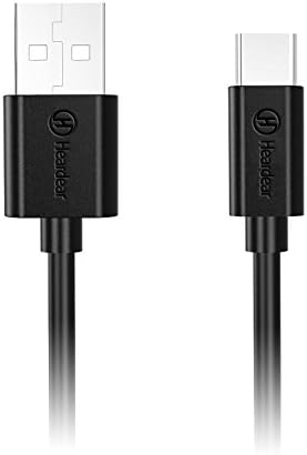 Heardear USB C to USB A / Type C to Type A Compatible Cable, 5V 5A Quick Charger for Samsung Galaxy Note 8, S8, Huawei Mate9, Mate 10, MacBook, Nintendo Switch, Sony XZ, LG V20 and More- Black, 3.33ft