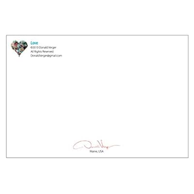 Sea Glass Hearts Postcard Variety Pack. Number 1 in the Series. 4x6, 2 of Each. Best for Birthday Cards, Thank You Notes… 31P XBdGudL