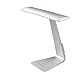LED Desk Lamp, Hapurs Touch Sensitive Controller LED USB Dimmable Rechargeable Portable Lightweight Table Reading Study Lamp Light(Silver)