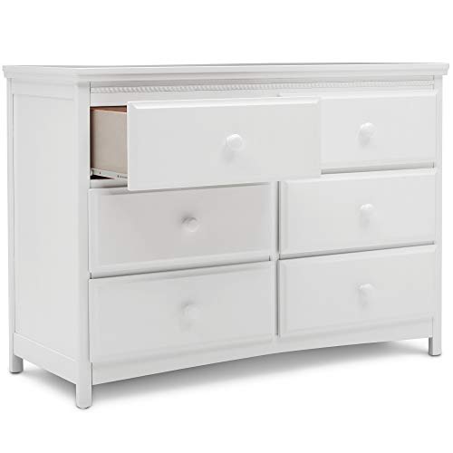 Delta Children Emerson 6 Drawer Dresser, Bianca White Pricepulse