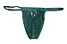 Soojun Men's No Stitching T-Back Underwear Ice Silk Soft G-String, Small, Deep Green