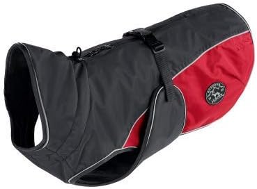 HUNTER Dog Coat Uppsala Cozy, 45 cm anthracite/red, Small