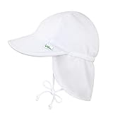 i play. by green sprouts Baby & Toddler Breathable Flap Hat | All-day, UPF 50+ sun protection-wet or dry